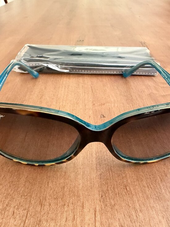Maui Jim Cloud Break - Tortoise/Peacock Blue Sunglasses